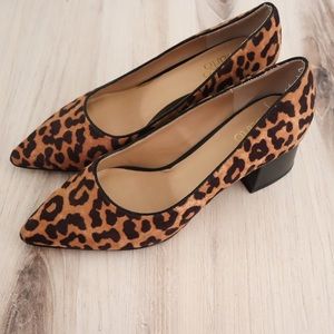 Franco Sarto “Global Leopard Print Pumps”